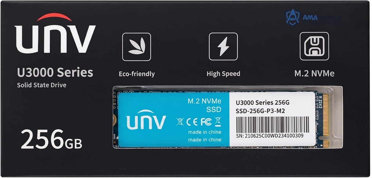 هارد 256 جيجا NVMe M.2 فائق السرعة | SSD-256G-P3-M2 UNV - يوني فيو | Uniview