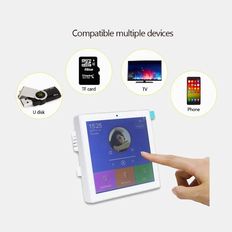 امبليفير حائط سمارت ماستر 100W [أسود] - MT-BA-425TC - MASTER - ماستر | MASTER