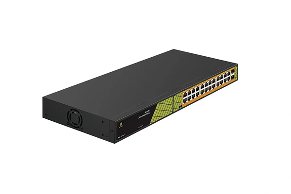 سويتش 24 بورت جيجابيت و2 مخرج فايبر | GNT-P1026G6 PoE - Genata - GNT-P1026G6 - جيناتا | GENATA - صورة 2