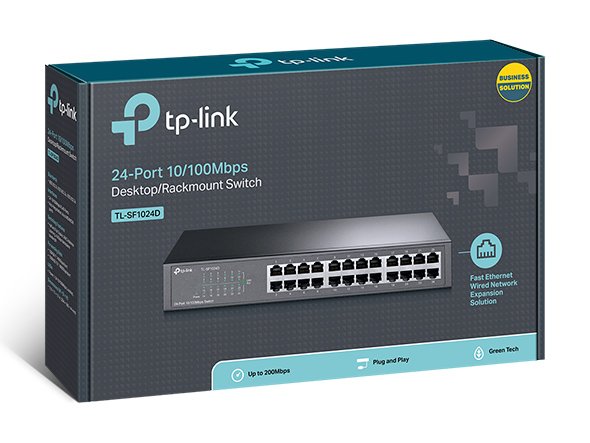 سويتش 24 بورت 10/100 راك | TL-SF1024D - TP-Link