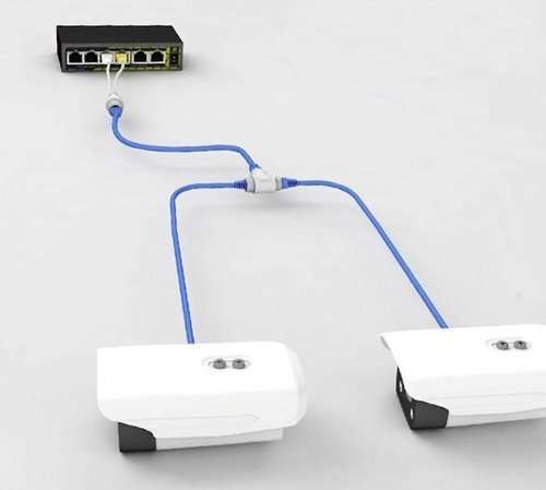 موزع PoE لتشغيل كاميرتين بكابل واحد GNT-5313AB -gGenata